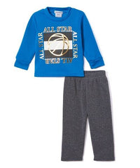 Royal 'All Star' Sweatshirt & Lounge Pants size 12M