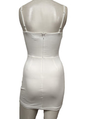 superdown Arianna Cut Out Dress in White - size S