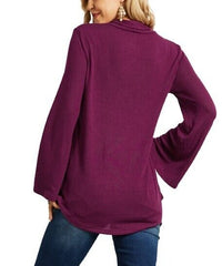 Suzanne Betro Pleated V-Neck Tunic size 2X