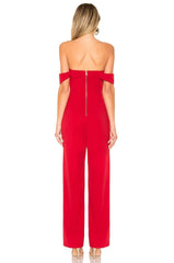 jumpsuit red color