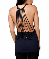 90 Degree by Reflex Strappy-Back Yoke Tank size L