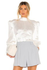 ELLIATT Lynx Top in Ivory - size S