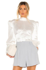 ELLIATT Lynx Top in Ivory - size S