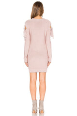 Light Pink Sweater Dress