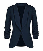 Francis Cabrel Ruched-Sleeve Blazer size M