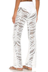 Beach Bunny Miller Pant in White - size S