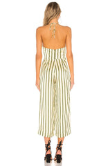 stripe jumpsuit