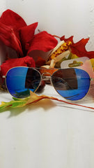 Disney blue/gold Aviator Sunglasses