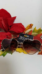 Foster Grant gold Heart Sunglasses
