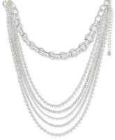 Thalia Sodi Crystal Layered Chain Necklace