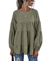 Suvimuga Tiered Ruffle Top size XL