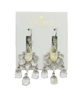kate spade new york Silver-Tone Crystal Chandelier Earrings