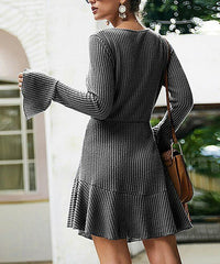 Supreme Fashion Grey A-Line Dress M