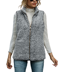 Camisa Black & Gray Reversible Quilted Vest