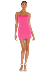 GAUGE81 Hira Short Dress in Fuchsia - size S