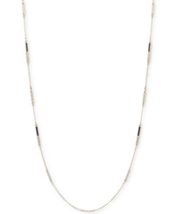 DKNY Gold-Tone Pave Bar 42" Strand Necklace