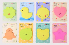M&G Lovely Shapes Neon Color Sticky Notes 60 sheets 76x76mm (6 per pack)