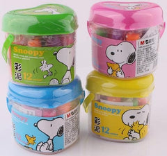 M&G Modelling Clay 12 colors PP Drum Package (1 per pack)