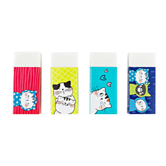 So Many Cats White Eraser Small size (5 per pack)