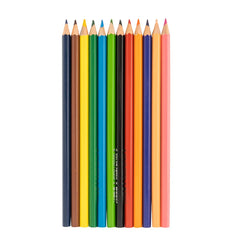M&G Hexagon Color Pencil 12 colors Flat Box Package (1 per pack)