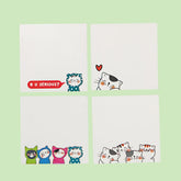 3X3'' Colorful Print Sticky notes 80 sheets.(5 per pack)
