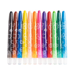 M&G Twistable Crayon 12 colors PP Box Package (1 per pack)