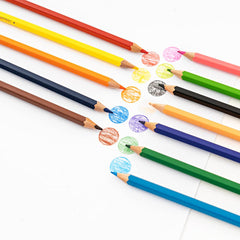 M&G Hexagon Color Pencil 12 colors Flat Box Package (1 per pack)