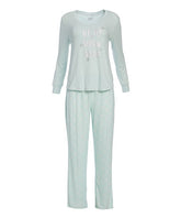 Pillow Talk Mint 'Up to Snow Good' Pajama Set