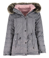 Greenlander Charcoal & Mauve Reversible Anorak