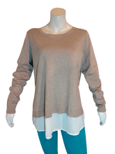 International Concepts Women Heather Oats Peony Garden Sweater