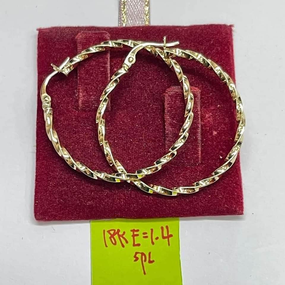 Saudi Gold Earrings