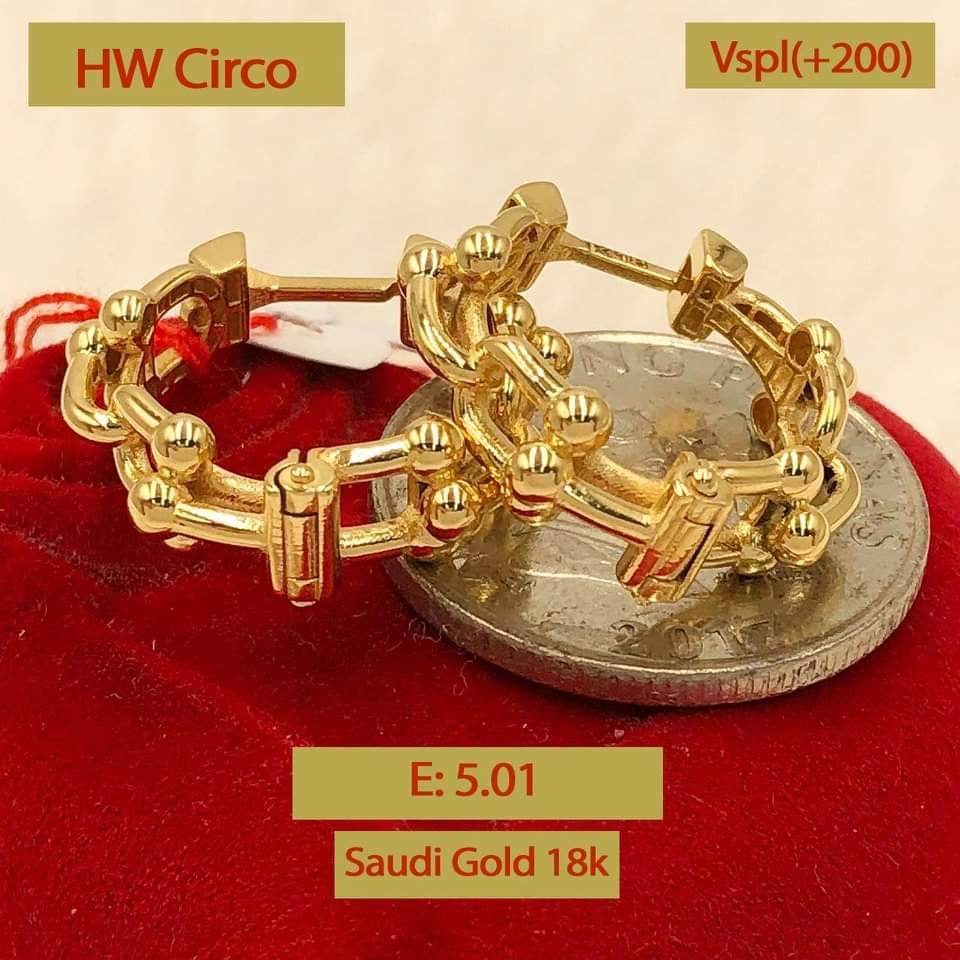Saudi Gold Earrings