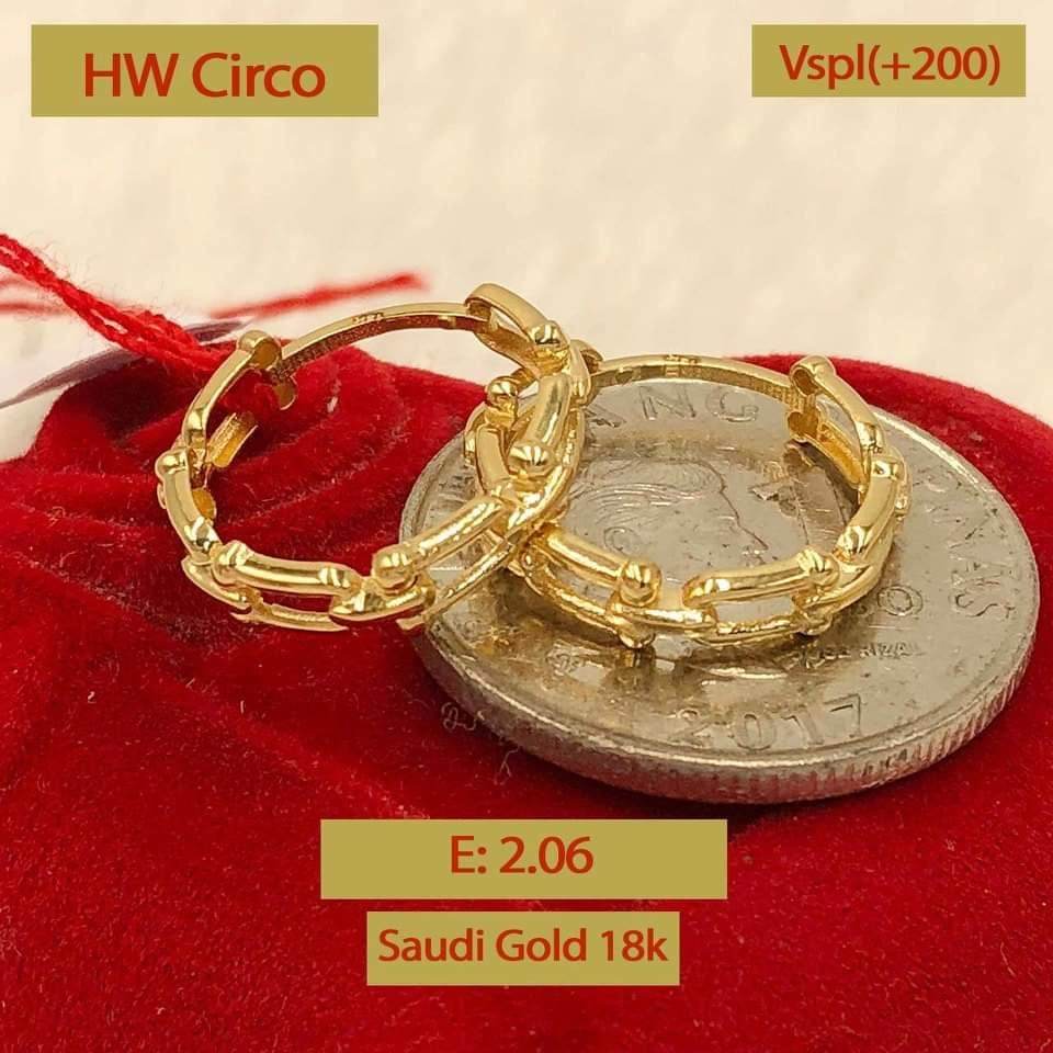 Saudi Gold Earrings