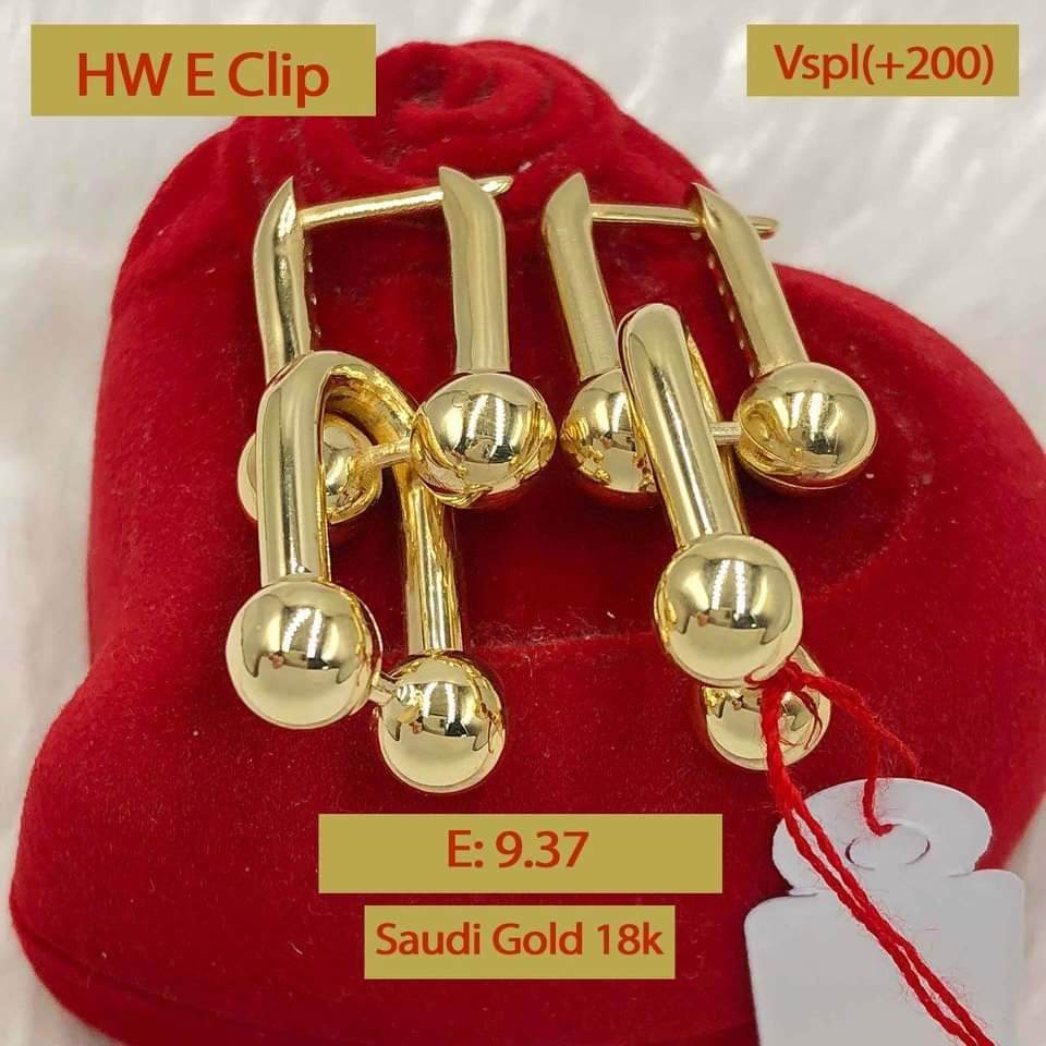 Saudi Gold Earrings