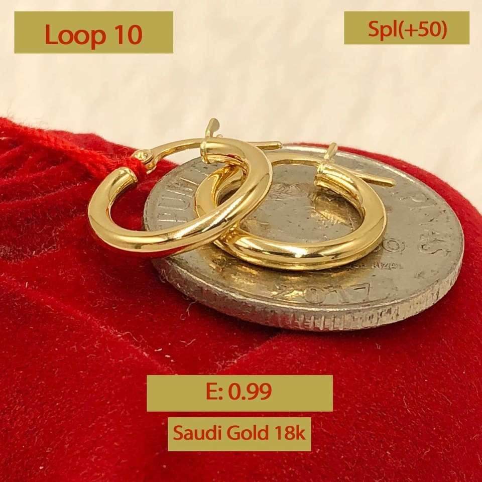 Saudi Gold Earrings