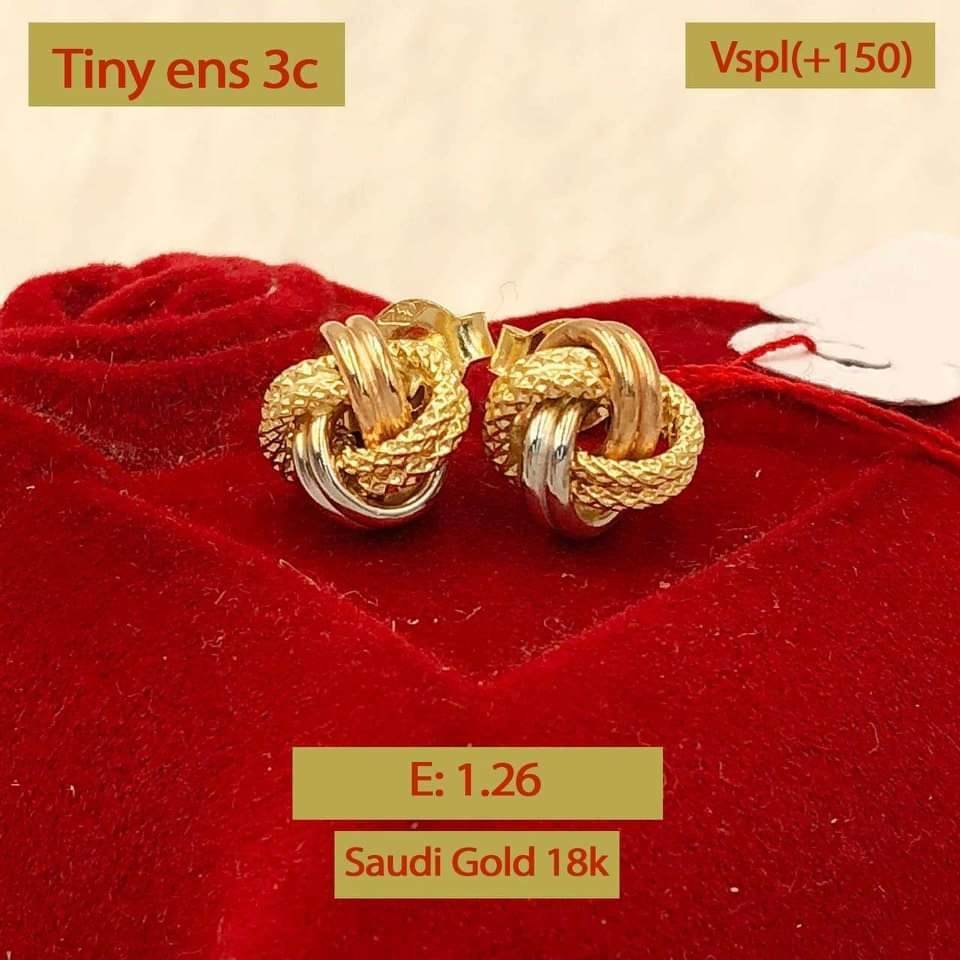 Saudi Gold Earrings
