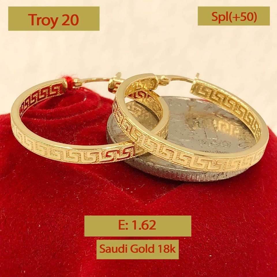 Saudi Gold Earrings