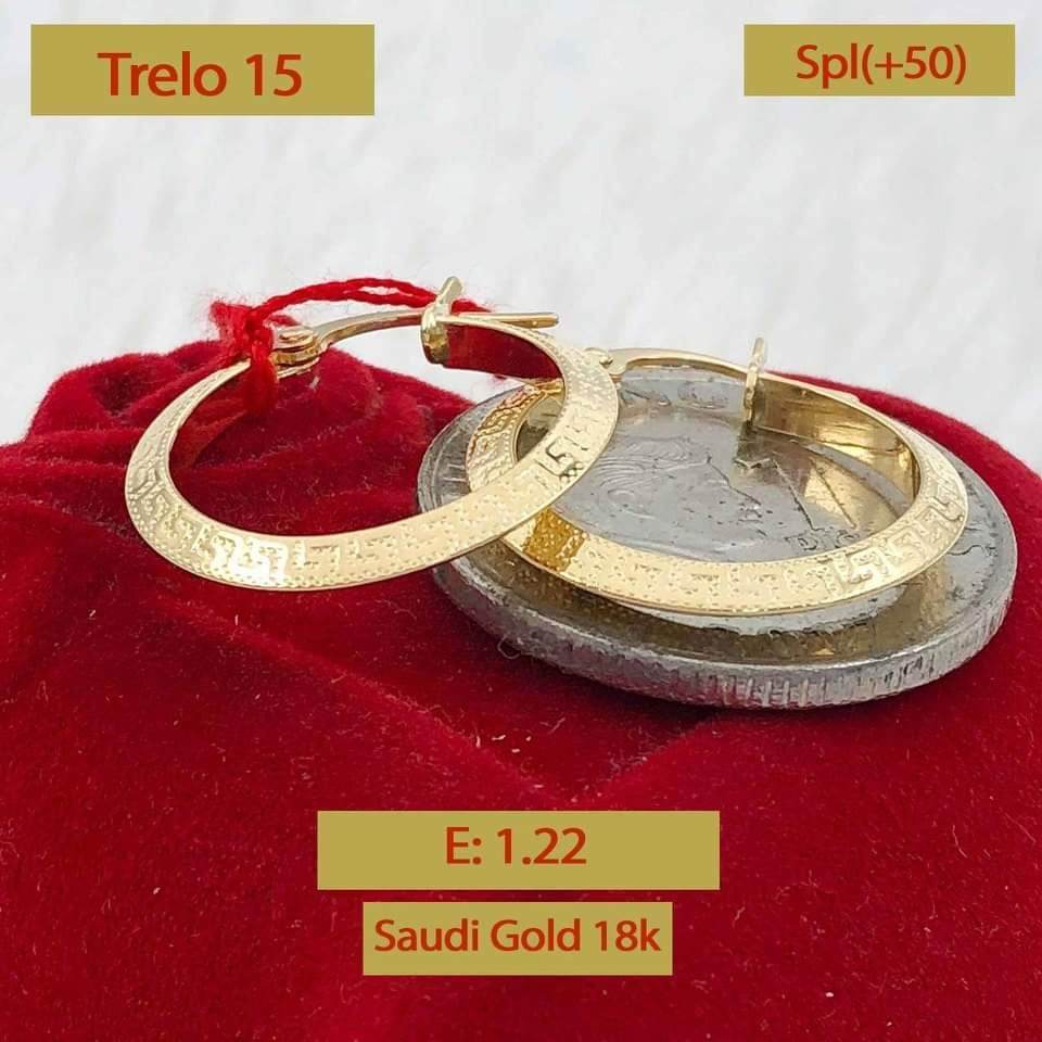 Saudi Gold Earrings