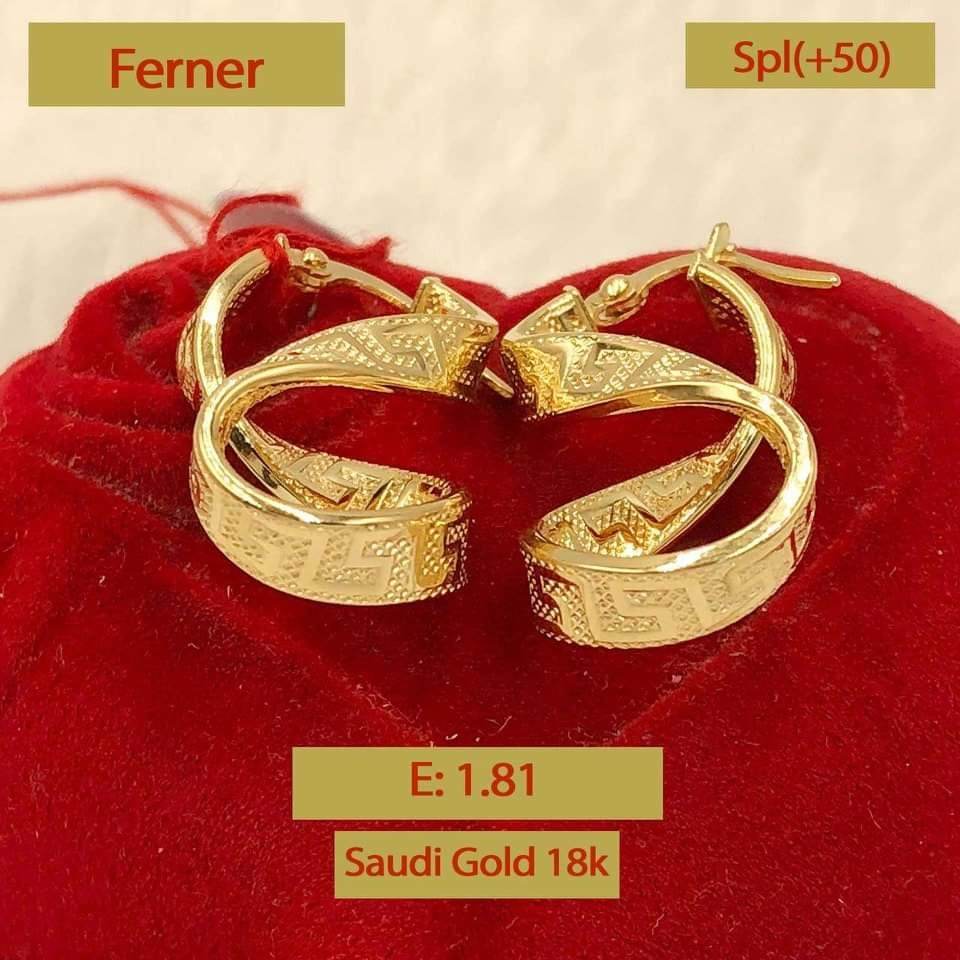 Saudi Gold Earrings