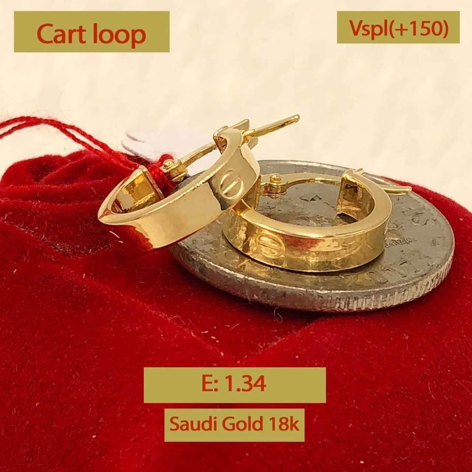 Saudi Gold Earrings