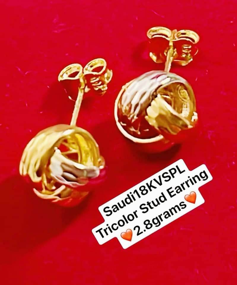 Saudi Gold Earrings