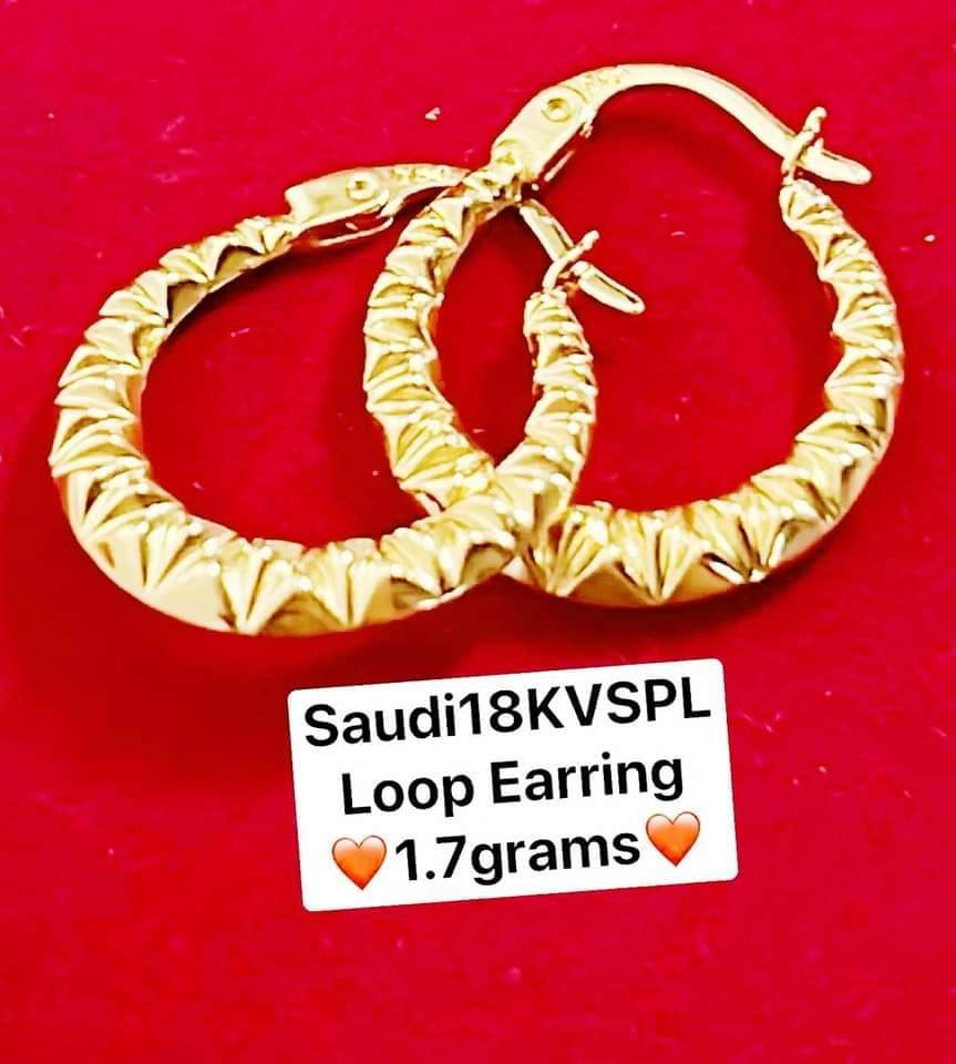 Saudi Gold Earrings