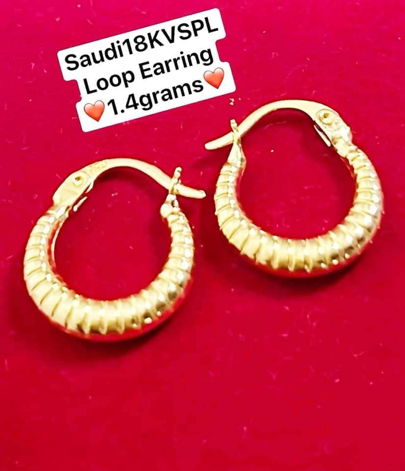 Saudi Gold Earrings