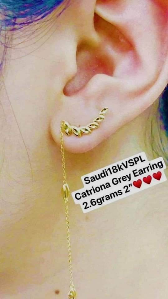 Saudi Gold Earrings