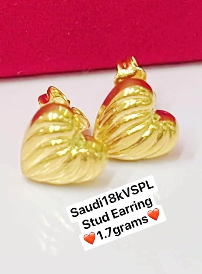 Saudi Gold Earrings
