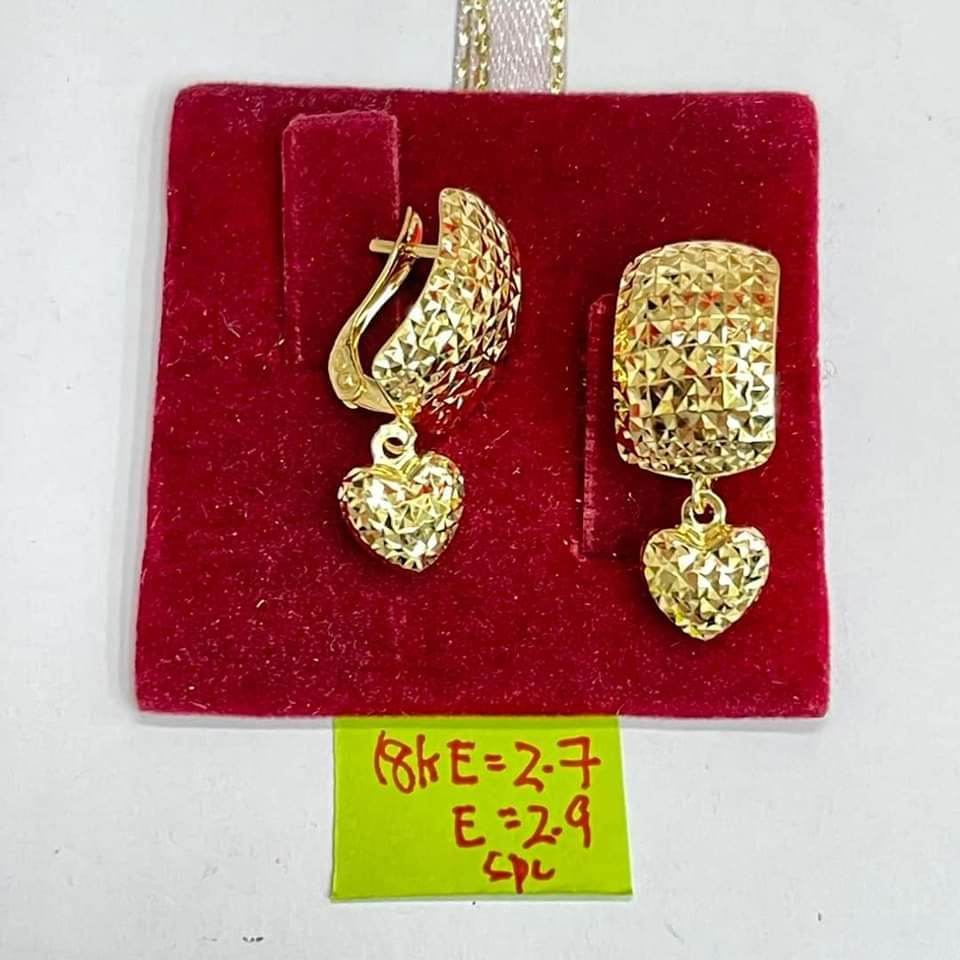 Saudi Gold Earrings