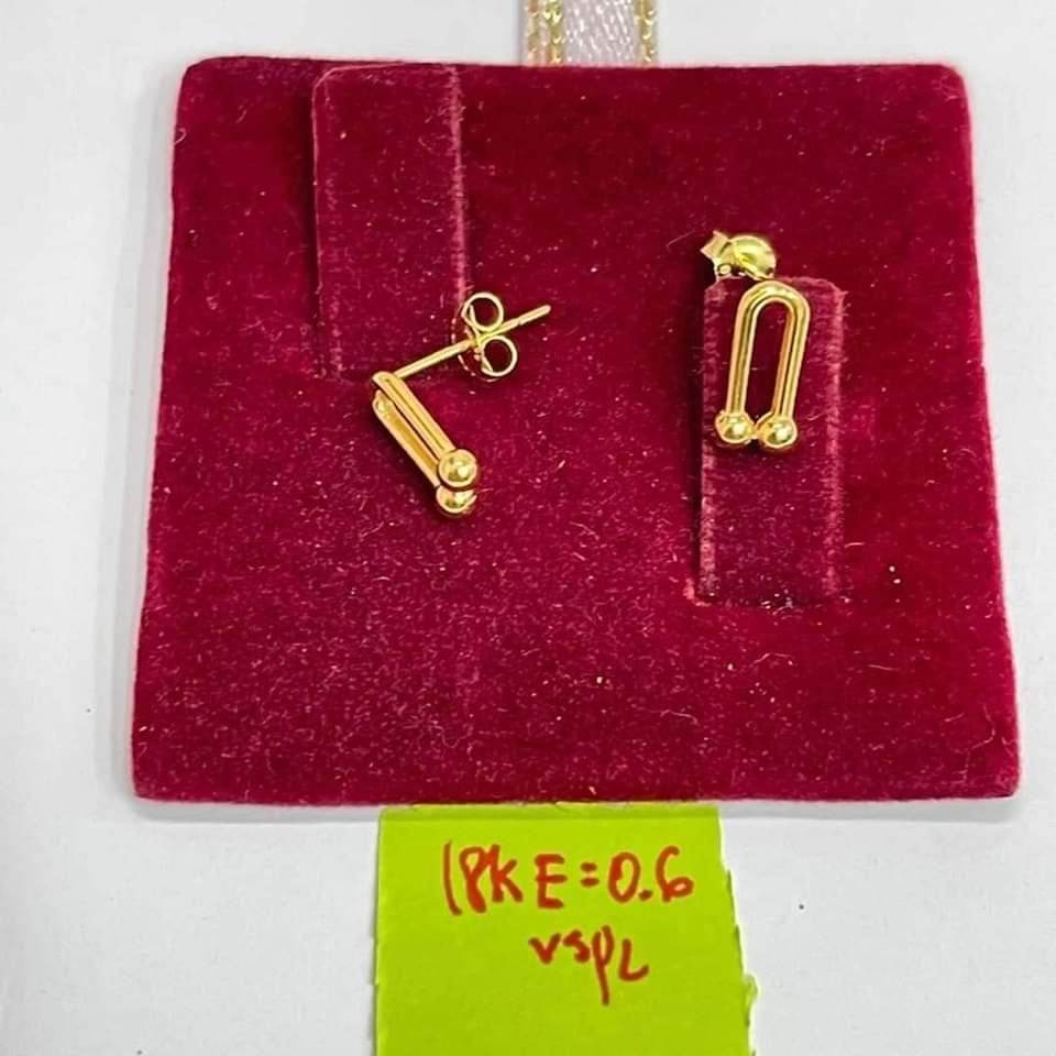 Saudi Gold Earrings