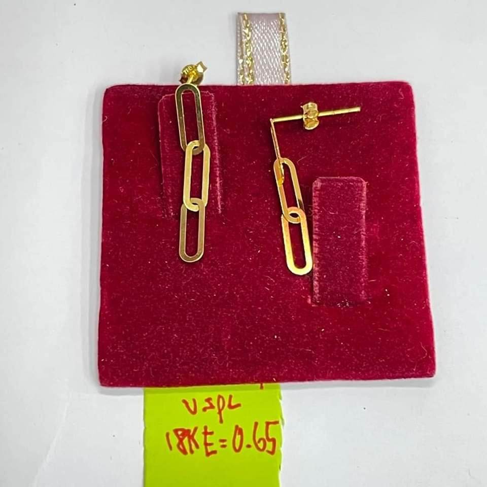 Saudi Gold Earrings
