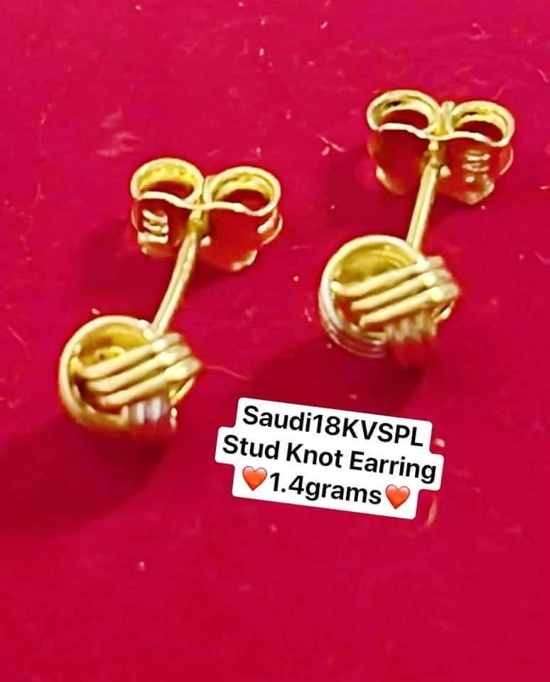 Saudi Gold Earrings