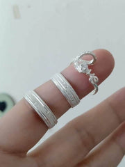 Campus Sophisticate Collection 925 Pure Italian Silver Wedding Rings